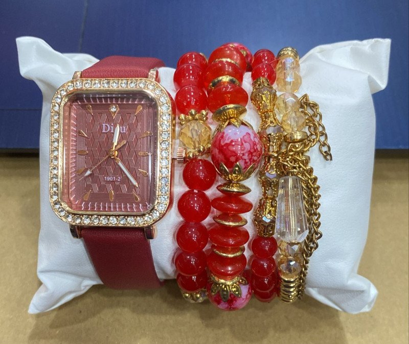 Jeu Montre et Bracelet couleur pour femme SBLH156